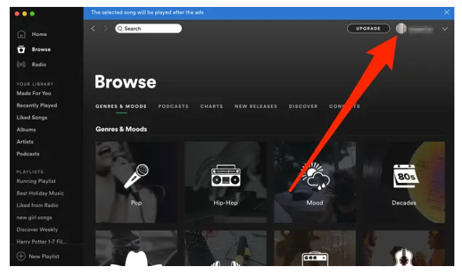 Spotify App On Chromebook Display